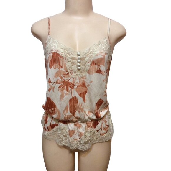BANANA Republic Cream Rust Camisole - Picture 1 of 6